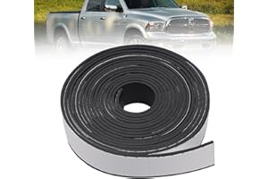 Aomitop 25 feet Truck Cap Seal Rubber, Camper Shell, for Truck Cap 200 lbs or Less Seal Kit (2" W x 0.2" H x 25' L)