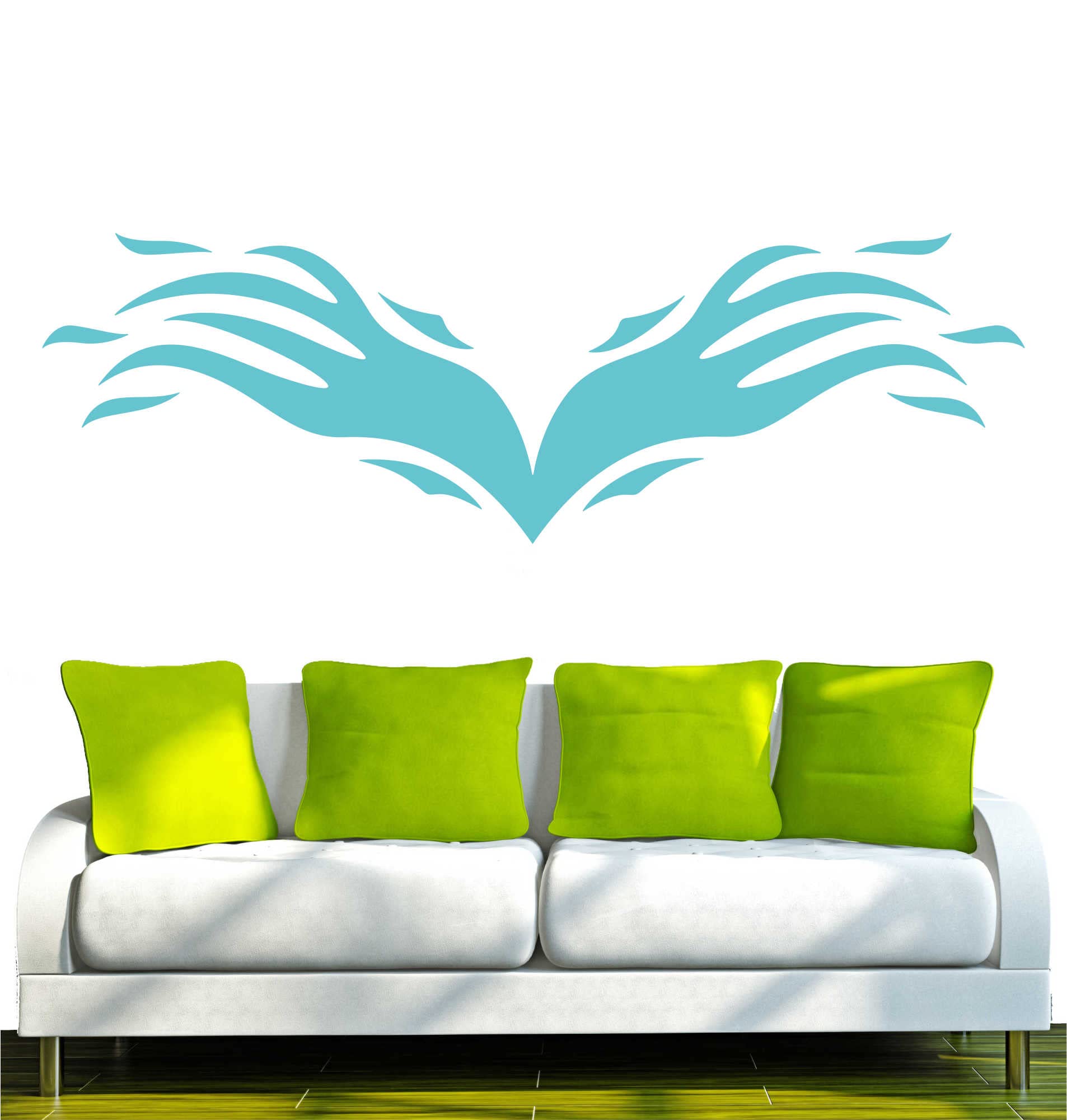 INDIGOS Wall Decal, Turquoise
