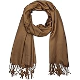 Falari Women's Soft Solid Color Pashmina Shawl Wrap Scarf Wedding Favors Bride Bridesmaid Gifts Evening Dress