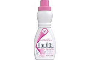 Woolite Delicates Hypoallergenic Liquid Laundry Detergent, 8 Loads, 16oz, Hand & Machine Wash