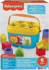 Fisher-Price Baby's First Blocks Stacking Toy 10 Shapes Sorting Ages 6+ Months view 6
