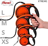 flexi Xtreme S Tape 5 m Black/Orange Retractable Dog Leash up to 20 kg view 6