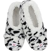 Snoozies Womens Slipper Socks - Cozy Slippers for Women - Fuzzy House Slippers for Indoor Use - Soft Sole Slippers
