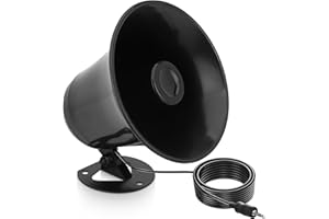 Pyle 5” Outdoor & Indoor PA Horn Speaker for Public Address – Adjustable Mount, Wall, Ceiling or Pole Installation