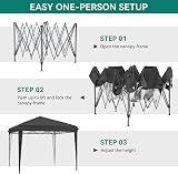 YITAHOME 3x3 Meter Instant Heavy Duty Pop Up Gazebo Canopy Tent view 6