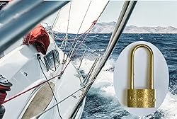 SEDORTI Weather Proof Lock, Solid Brass Padlock