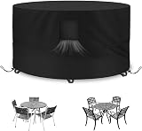Kovshuiwe Round Garden Furniture Cover 190cm diameter 80cm high