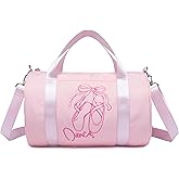 NOVELPAK Mini Dance Ballet Tutu Bag, Small Duffle Bag for Girls, age 2-6 (Pink -Salt)