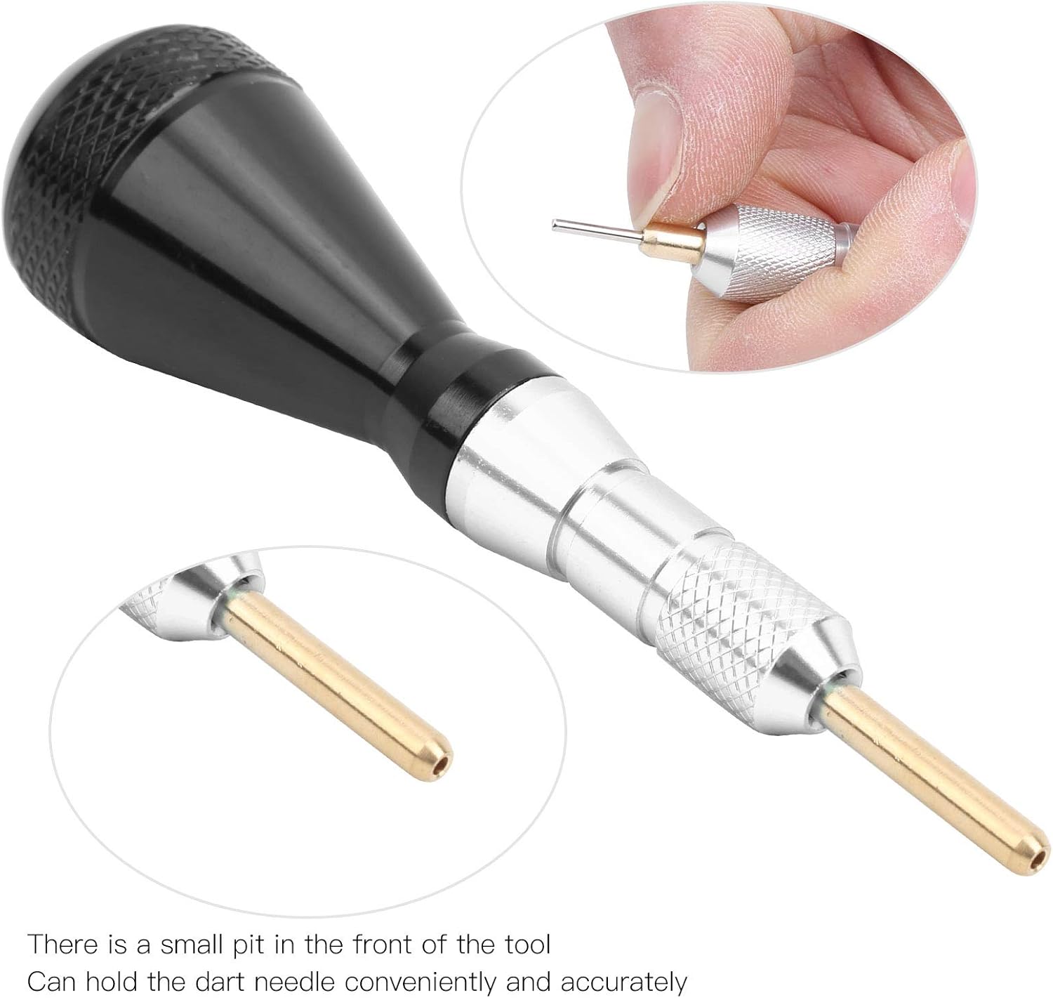 DAUERHAFT Soft Corrosion Resistance Aluminum Alloy Soft Tip Removal Tool Dart Tool Remover, for Electronic Dartboards(Silver) : Sports & Outdoors