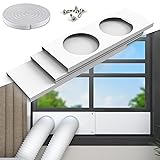 Flamorrow Dual Hose Portable Air Conditioner Window
