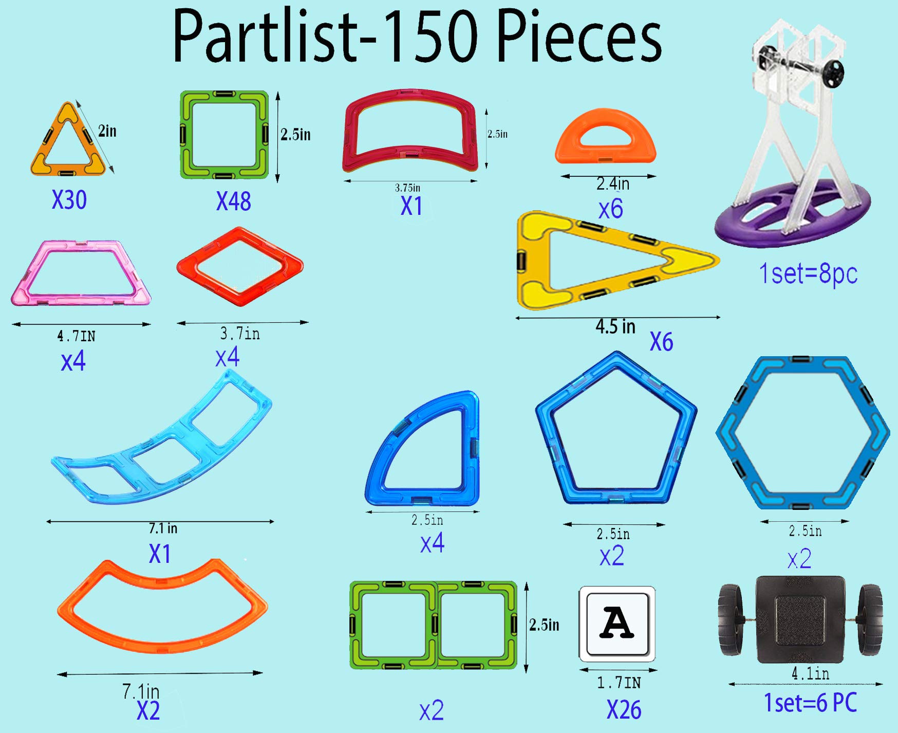 dreambuilderToy Most Complete Shapes, Tiles,