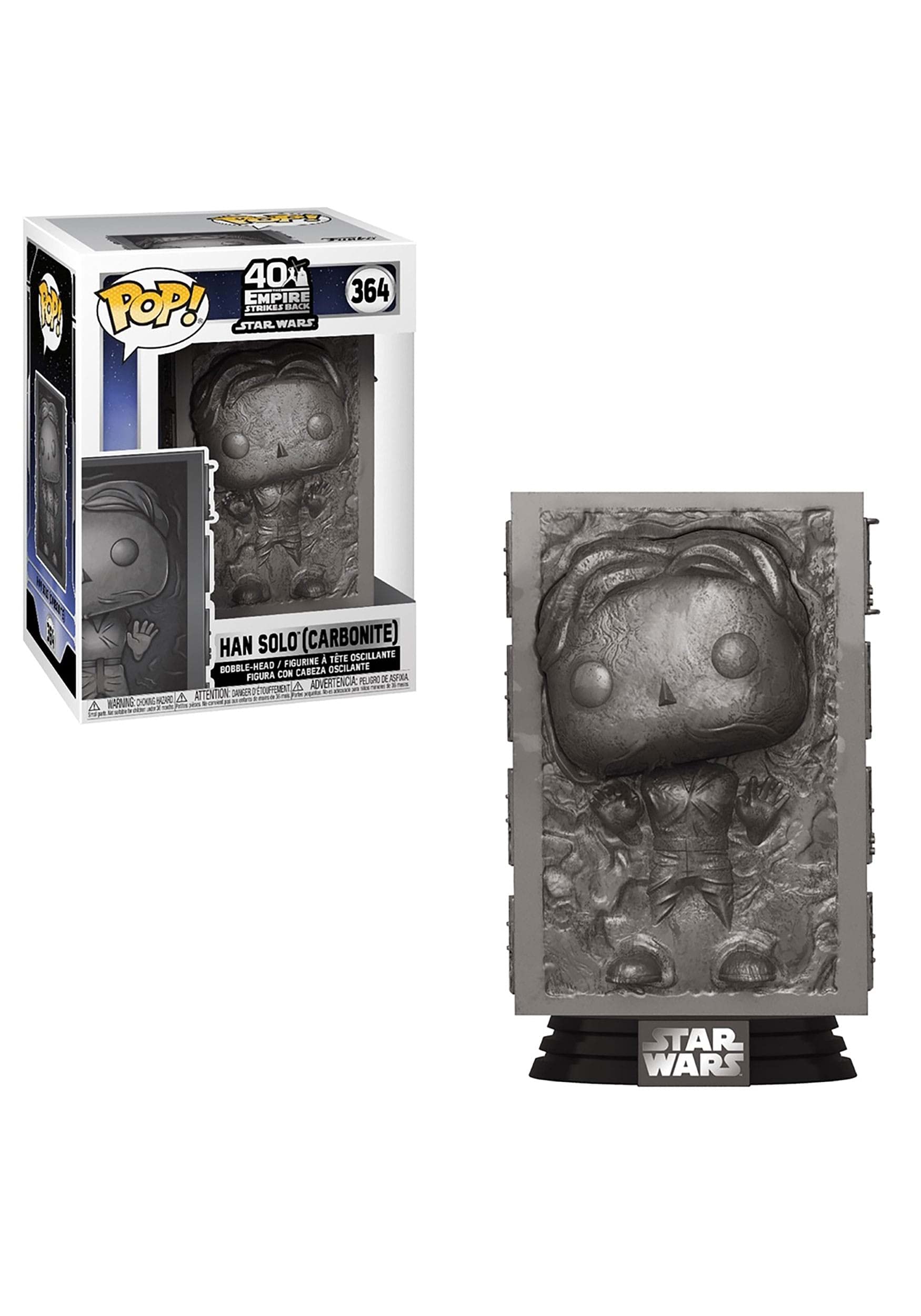 Funko Pop! Star Wars-Han Solo In Carbonite ESB 40th Anniversary - Collectable Vinyl Figure - Gift Idea - Official Merchandise - Toys for Kids & Adults - Movies Fans - Model Figure for Collectors