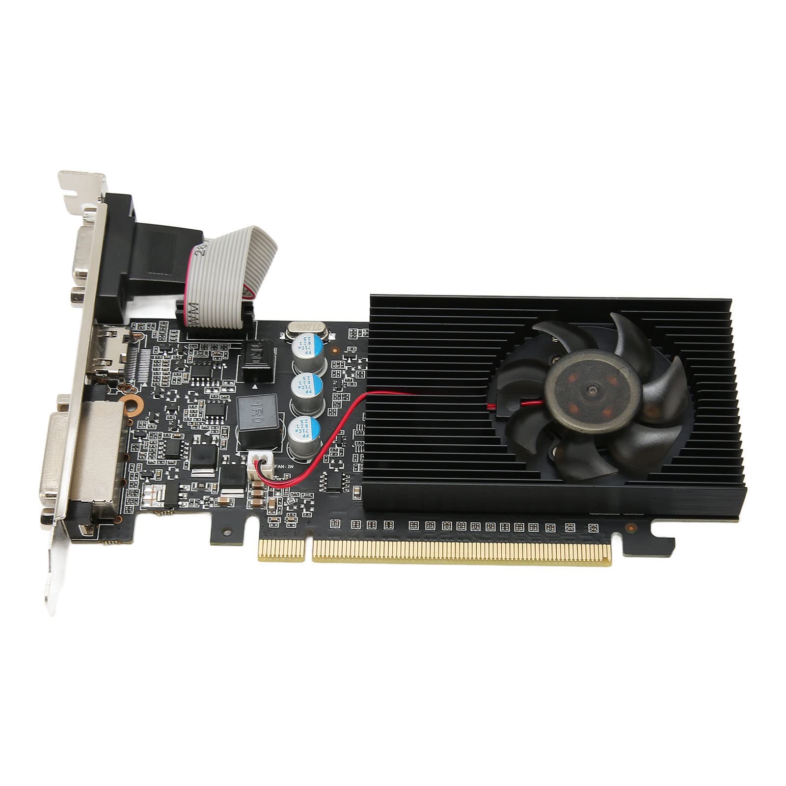 GT210 1GB Graphics Card,589MHz 1000MHz 2560x1600 Gaming Graphics Card,PCI Express2.0,PC Video Card for HD Multimedia Interface DVI VGA Interface (GT210 1GD3 64BIT)