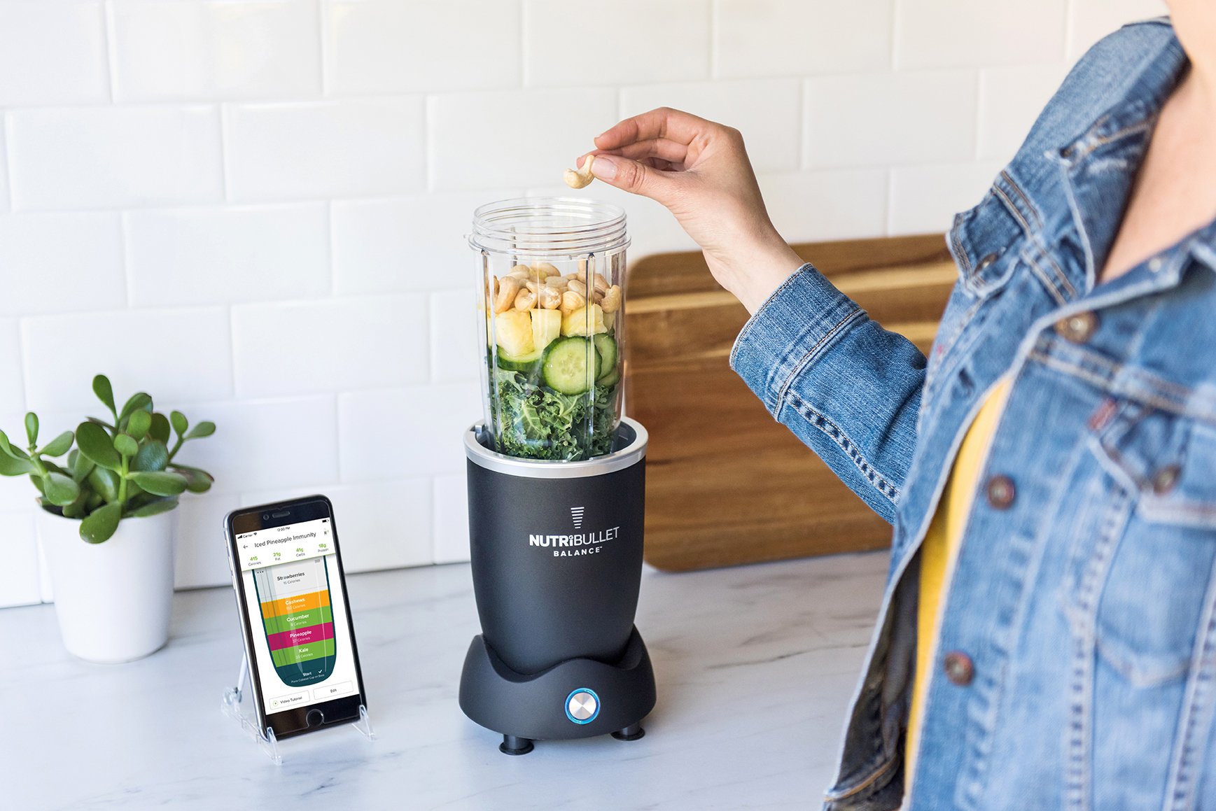 NutriBullet Balance, Bluetooth Enabled Smart Blender Buy Online in UAE. Kitchen Products in
