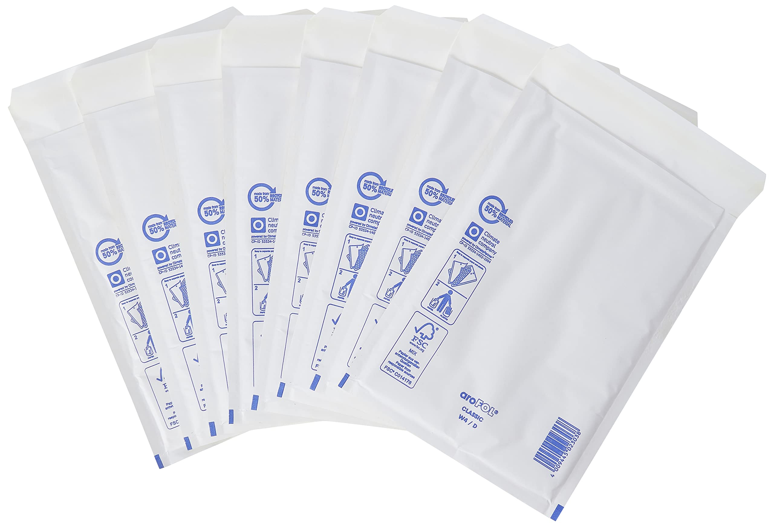 Triplast 170 x 245 mm Bubble Padded Envelope - White (Pack of 20)