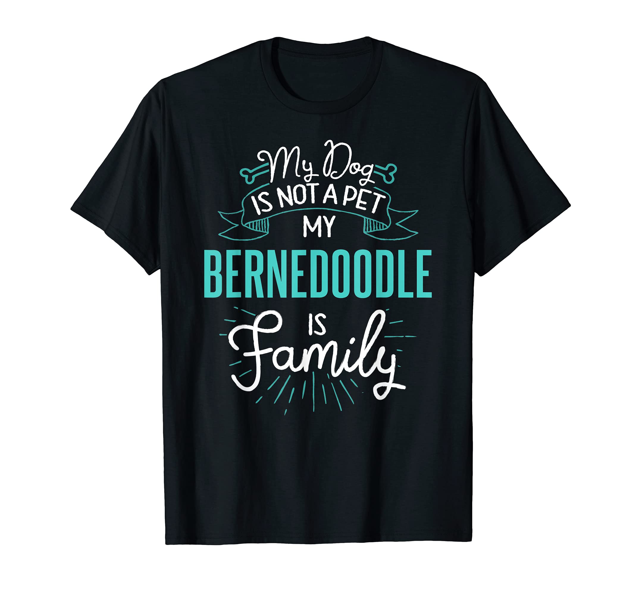 Cute Bernedoodle Design Family Dog Giftn T-Shirt
