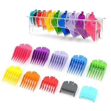 color coded cutting combs