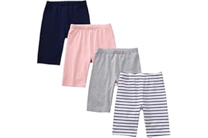 GLASH Kids Girls Biker Shorts, Dance,Cartwheel, Athletic Short, Undershorts, Under Dresses with Sapndex