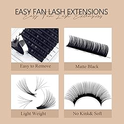 SENSELASHES Easy Fan Lash Extension 03 05 07 C/CC/D