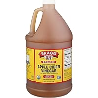Bragg Organic Apple Cider Vinegar With the Mother– USDA Certified Organic – Raw, Unfiltered All Natural Ingredients, 1 Gallon