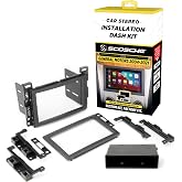 Scosche GM2500B Double DIN or Single DIN with Pocket Radio Installation Dash Kit Compatible with Select 2004-2021 GM Vehicles - Car Stereo Install Kit - See Fit Guide in Images to Verify Your Vehicle