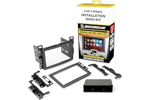 Scosche Dash Kit for 2005-Up Cadillac STS Din with Pocket and Double Din