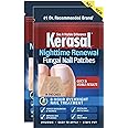 Kerasal Nighttime Renewal Fungal Nail Patches - 14 Patch Twin Pack - Overnight Nail Repair for Nail Fungus Damage, 8-Hour Nail Treatment Restores Healthy Appearance