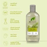 Dr Organic Tea Tree Purifying Shampoo for Oily Roots 265ml Vegan COSMOS Organic view 3