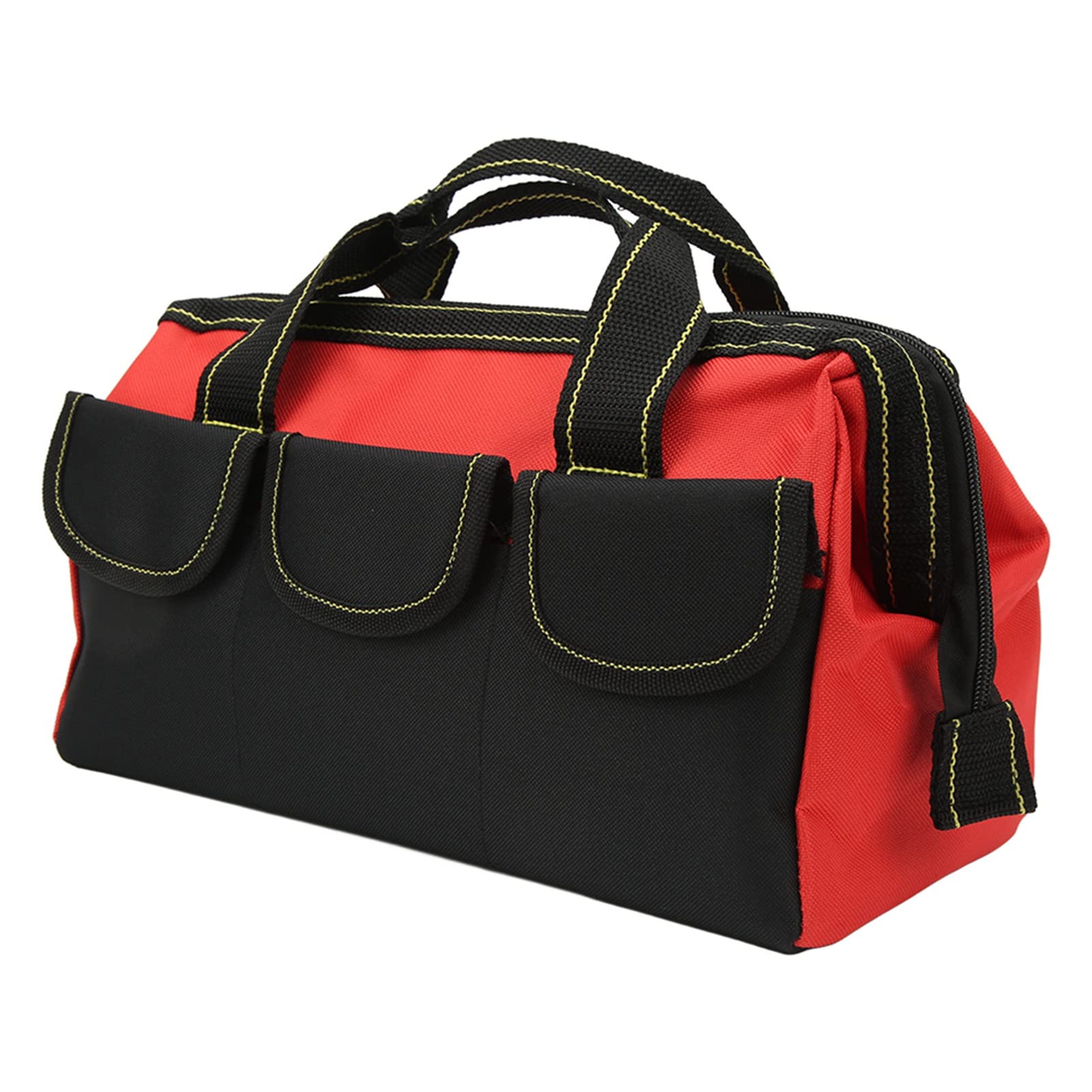 Tool Storage Bag, 13in Tool Storage Bag Oxford Cloth Heavy Duty Tool Bag Portable Tool Storage Bag Multifunctional Waterproof Wide Mouth Handbag for Home Tool Shop