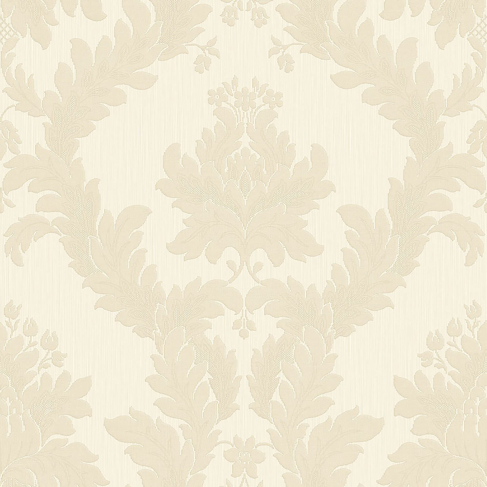 Galerie 95111 Ornamenta 2 Classic Damask Wallpaper, Light Beige/Cream, 10m x 53cm