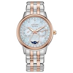 Citizen Women's Eco-Drive Calendrier, Moon Phase