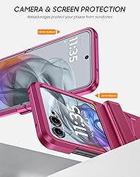 Vizvera for Motorola Razr 2024 Case with Hinge