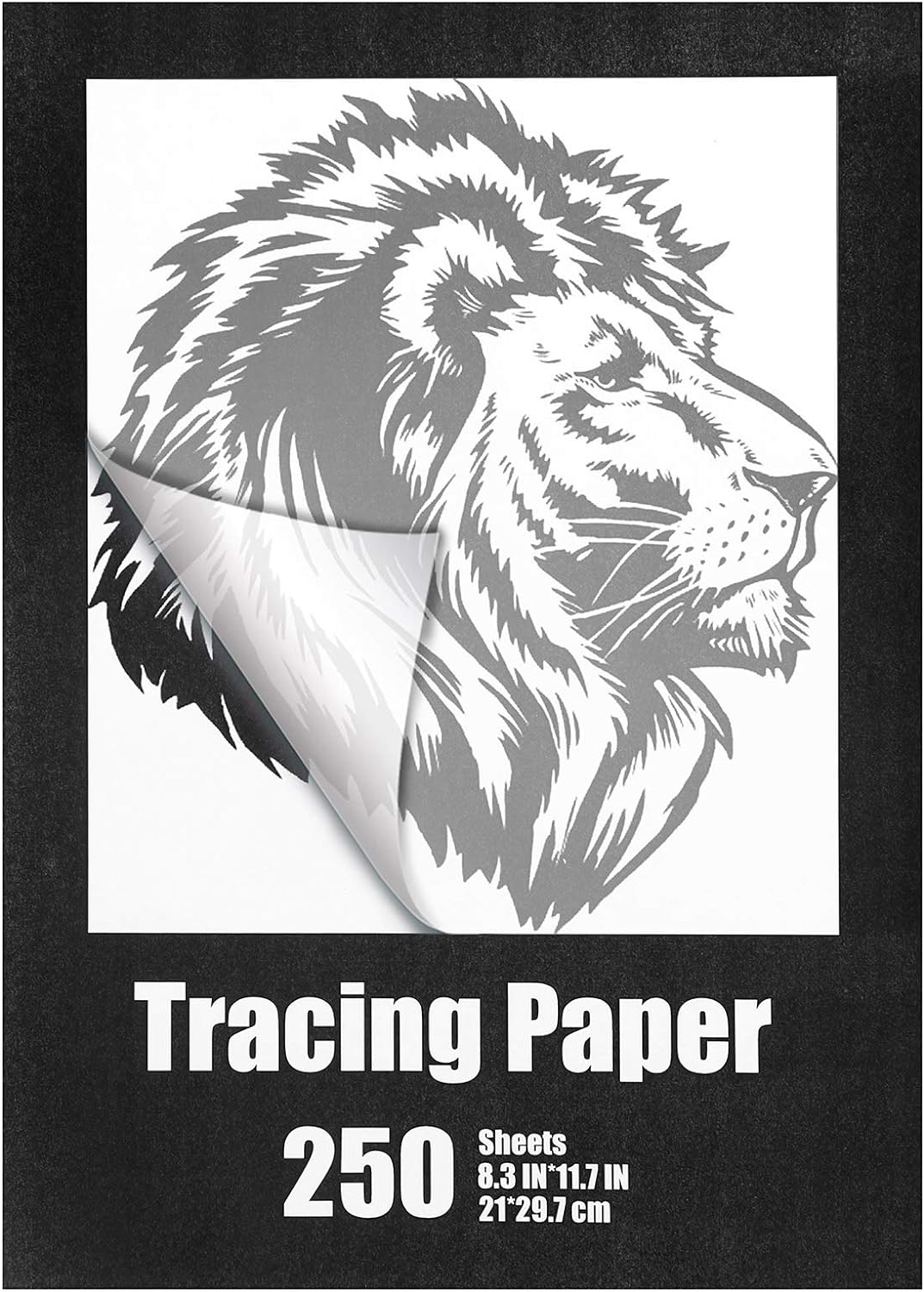 250 Sheets Artist Tracing Paper 8.3 x 11.7 Inch A4 Size Tracing Paper Translucent Painting Paper Flexible Sketching Tracing Paper for Pencil Marker Ink DIY Crafts Painting Works