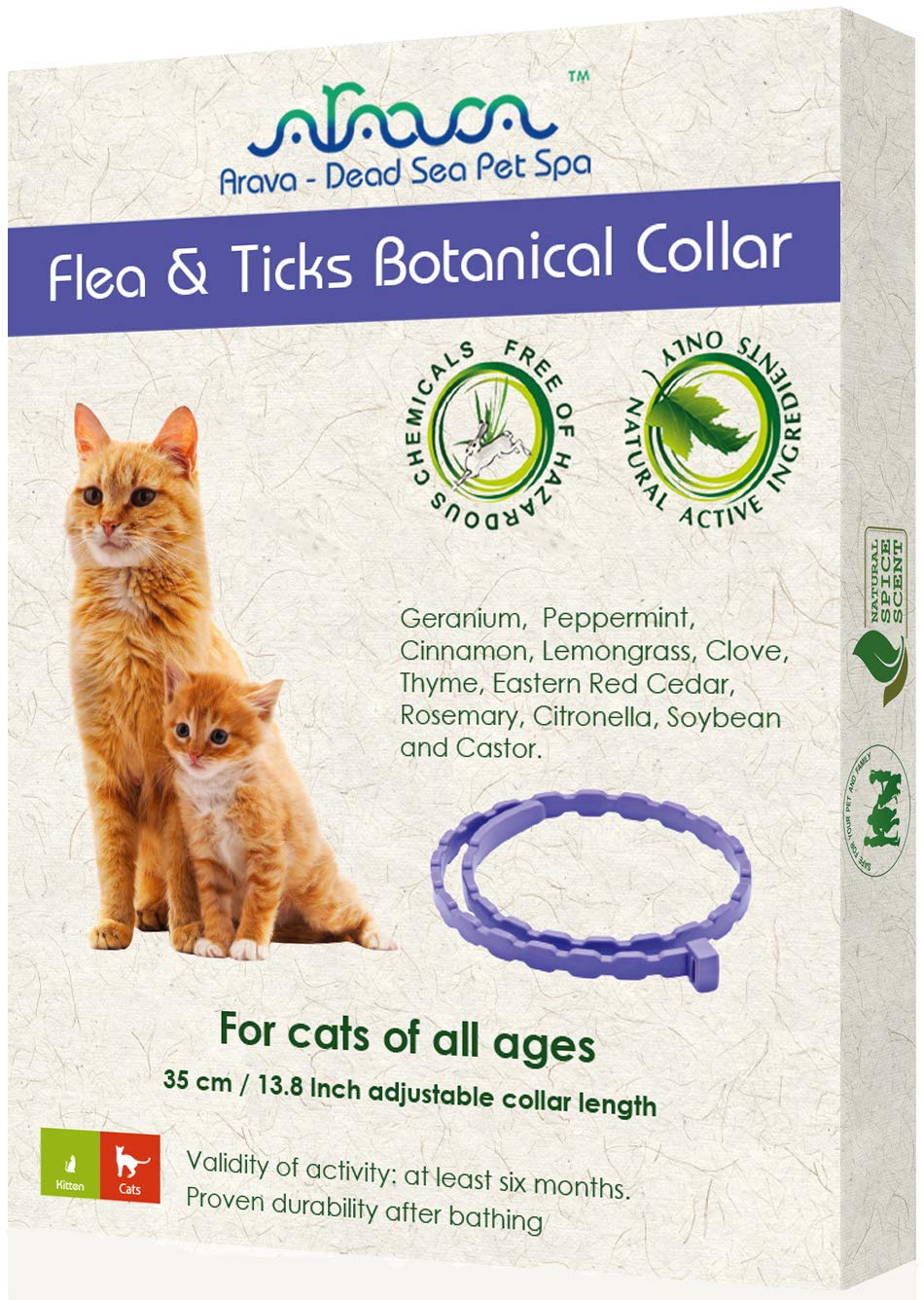 Reviews Arava Flea & Tick Prevention Collar for Cats & Kittens