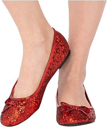 amazon red glitter shoes