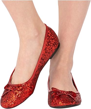 Red Glitter Shoes For Adults 