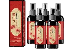 Saffron Hair Blackening Spray, 100ml Saffron Hair Spray, Essence and Polygonum Multiflorum (5pcs)