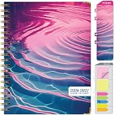 HARDCOVER Academic Year 2026-2027 Planner: 14 Months (May 2026 Through June 2027) 8.5"x 11" Daily Weekly Monthly Planner Yearly Agenda. Bookmark, Pocket Folder and Sticky Note Set (Summer Bliss)