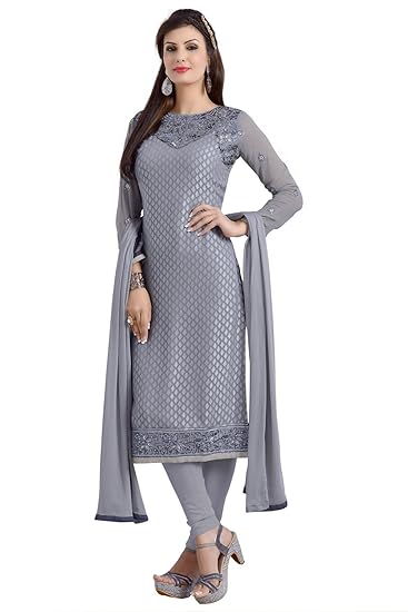 plain chiffon churidar