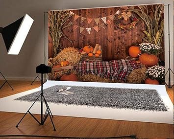 Amazon Com 7x5ft 220x150cm Brown Wood Autumn Barn Photo Booth