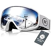 Innerking OTG Ski Goggles SGS Approved, Over Glasses Snow Snowboarding Winter Goggles Anti Fog for Adult, Youth, Men Women