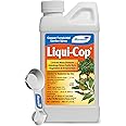 Monterey Copper Fungicide Garden Spray Bundled with Measuring Spoon - Controls Diseases on Citrus, Fruits, Nuts, Vegetables & Ornamentals, Preventative Disease Protection - 1 Pint