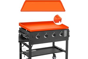 OFUN 36" Full-Wrap Edge Griddle Mat for Blackstone, Silicone Protective Cover Mats Compatible with Blackstone, Blackstone Griddle Accessories, Reusable &Durable, All Year Round Protection