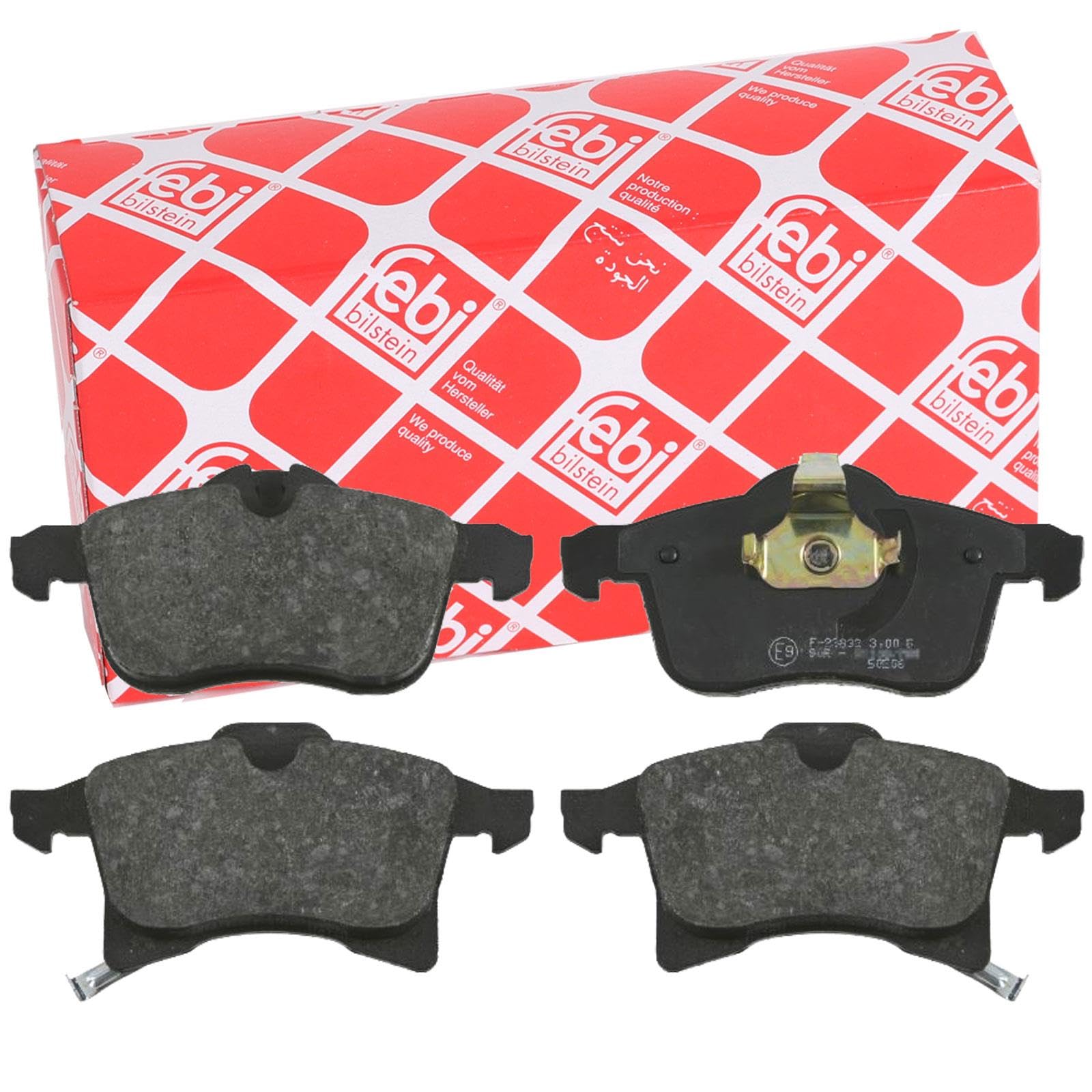 febi bilstein 16491 Brake Pad Set, 1 unit