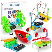 Amazon.com: Poraxy 6 Set STEM Kits, Science Kits for Kids Age 5-7 ...