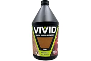 CC Concrete Coatings Vivid Acid Stain for Concrete Caramel 1-Gallon