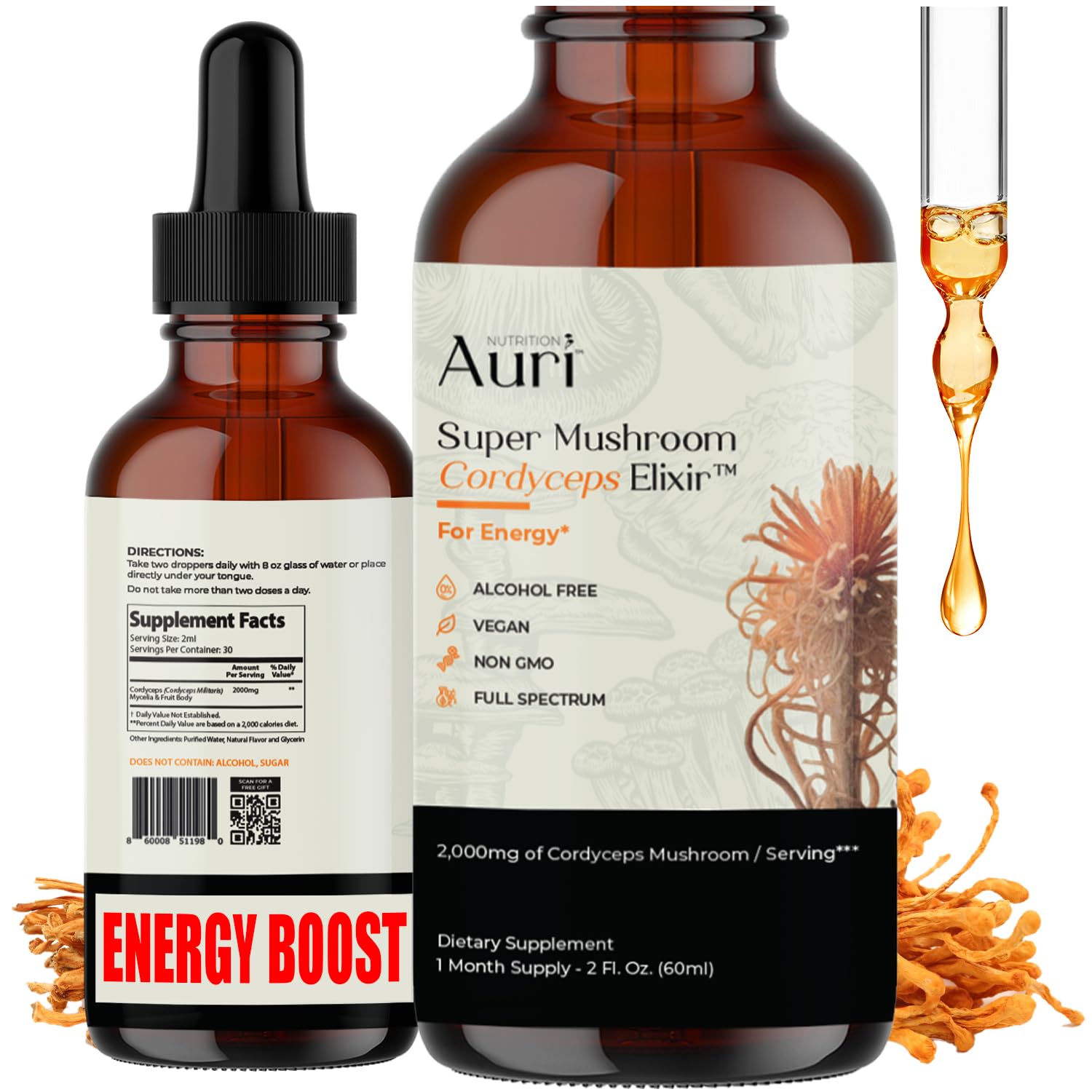 Super Mushroom Cordyceps Elixir