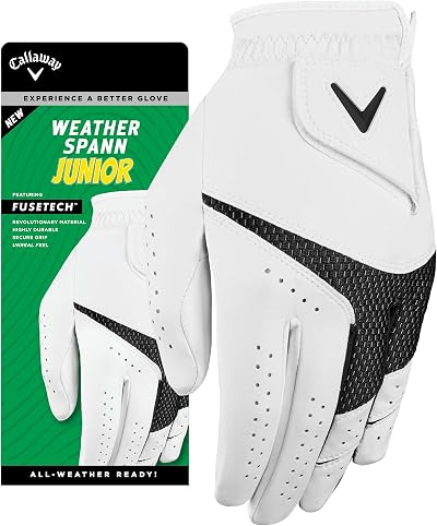 Callaway WeatherSpann Junior Golf Glove Left Hand Size Large