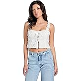 Guess Womens Sleeveless Zurey Top