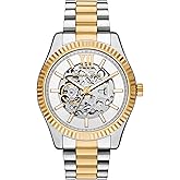 Michael Kors Men's Watch, Lexington Automatic Two-Tone Stainless Steel Watch for Men